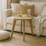 Iko Wood Round Indoor / Outdoor Side Table - Iko-Solid-Wood-Round-Indoor-Outdoor-Side-Table-1.jpg
