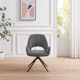 2x Layla Grey Fabric Swivel Dining Chairs - Layla-grey-fabric-swivel-chair-4.jpg