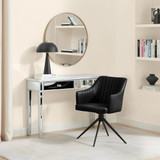 Calla Black Faux Leather Swivel Office Chair - Calla-PU-Black-swivel-chair-3.jpg