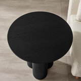 Sutton Black Veneer Wood Round Side Table  - Sutton-side-table-Black-3.jpg
