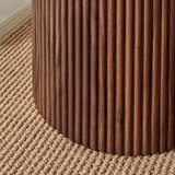 Penrose Round Walnut & Cream Marble Effect Side Table - Penrose-side-table-walnut&cream-marble-6.jpg