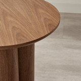 Sutton Walnut Veneer Wood Round Side Table  - Sutton-side-table-Walnut-4.jpg