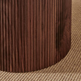 Penrose Round Walnut & Cream Marble Effect Coffee Table - Penrose-coffee-table-walnut-cream-marble-6.jpg