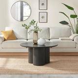 Sutton Round Black Veneer Wood Coffee Table - Sutton-black-coffee-table-2.jpg