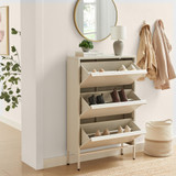 Eira Cream Metal Storage Shoe Cabinet - Eira-shoe-storage-cream-3.jpg