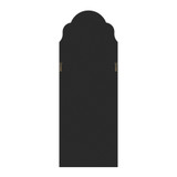 Opaline Smoked Blue - Grey Ornate Full Length Arch Wall Mirror  - OPAL-MIR-FUL-BLU-160-60-4.jpg