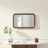Line Walnut Wood Medium Rectangle 60x40cm Wall Mirror - LINE-MIR-REC-WAL-60-40-4.jpg