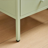 Lykke Green Metal Storage Bedside Table - Lykke-Bedside-Table-green-7.jpg