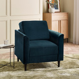Logan Ocean Blue Fabric Armchair - LOGAN-ARM-CHAIR-FABRIC-OCEAN-BLUE-1.jpg