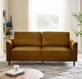 Logan Amber Orange Fabric 3 Seater Sofa - LOGAN-3-SEATER-FAB-AMBER-2.jpg