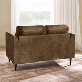 Logan Brown Faux Leather 2 Seater Sofa - LOGAN-2-SEATER-IN-PU-BROWN-3.jpg