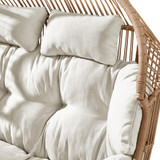 Beige Indoor / Outdoor Rattan Double Egg Chair Seat  - Egg-Chair-Double-Indoor-Beige-WhiteBG-4.jpg
