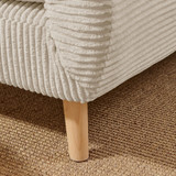 Bobby Cream Jumbo Corduroy Single Folding Sofa Bed Chair - Bobby-Single-folding-sofa-bed-cream-cord-5.jpg