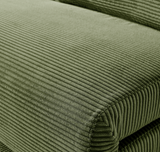 Bobby Green Jumbo Corduroy Single Folding Sofa Bed Chair - Bobby-Single-folding-sofa-bed-green-cord-fabric-4.png