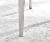 Skye Rectangular White Marble Effect Dining Table & 4 Grey Velvet Belgravia Chairs - belgravia-grey-velvet-studded-back-ring-silver-leg-chair-8.jpg
