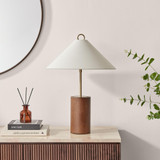 Theo White & Wood Table Lamp

 - Theo-table-lamp-3.jpg