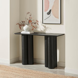 Sutton Black Veneer Wood Console Table - Sutton-black-console-table-1.jpg