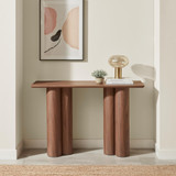 Sutton Walnut Veneer Wood Console Table - Sutton-walnut-console-table-2.jpg