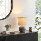 Ripple Grey & Black Textured Ceramic Round Table Lamp - RIPP-TBL-LMP-CER-GRY_L2.jpg