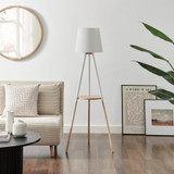 Kelsey White & Wood Tripod Standing Floor Lamp with Shelf - KELS-FLR-LMP-TRI-WHT_L1.jpg