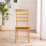 2x Whitby Oak Effect Solid Wood Dining Chairs - Whitby-Dining-Chair-Oak.-3.jpg
