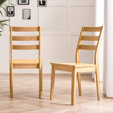 2x Lynton Oak Effect Wooden Dining Chairs - Lynton.Dining.chairs.Oak-1.jpg