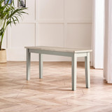 Tenby Whitewashed &Grey Solid Wood Small Dining Bench - Tenby-Bench-Whitewash-LGrey-Small-1.jpg