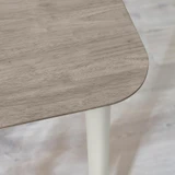 Lynton Rectangular White & Grey Wood 6 Seater Dining Table - Lynton-Large-Whitewash-LGrey-Dining-Table-4.jpg