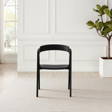 2x Masa Black Solid Wood Dining Chairs - Masa-Black-Wood-Din-Chair-5.jpg