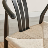 2x Caia Black Wood & Rope Wishbone Dining Chairs - Caia-Wishbone-dining-chair-black-6.jpg