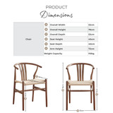 Penrose Black Wooden Round Dining Table & 4 Black Caia Dining Chairs - Infographics_Caia-Chair.jpg