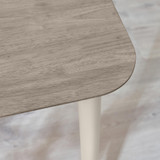 Lynton Small White & Light Grey Wooden Dining Table & 2 Benches - Lynton-Small-Whitewash-LGrey-Dining-Table-4.jpg