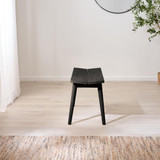 Lynton Small Black Wooden Dining Table & 2 Benches - LYNTON-Solid-Wood-Black-small-Dining-Bench-4.jpg