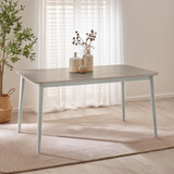 Lynton Large White & Light Grey Wooden Dining Table & 6 Grey Dining Chairs - Lynton-Large-Whitewash-LGrey-Dining-Table-1.jpg