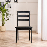 Lynton Large Black Wooden Dining Table with 4 Chairs & Bench - Lynton-Dining-chairs-Black-3.jpg
