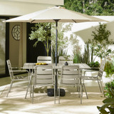 Leros Cream Metal 6 Seat Garden Dining Set - LERO-OUT-DIN-SET-CRM-6-2.jpg