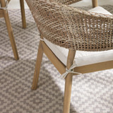 Hamburg & Asa 6 Seat Extending Table Garden Dining Set - ASA-OUT-DIN-CHR-NAT-2-3.jpg