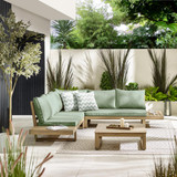 Brisa Wood & Green 6 Seat Garden Sofa & Table Set - BRIS-OUT-COR-SOF-NAT-GRN-6_2.jpg
