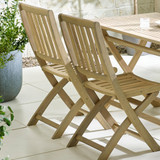 Hamburg Wood 8 Seat Extending Table Garden Dining Set - Hamburg-Natural-Outdoor-Folding-Chair-3.jpg