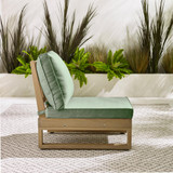 2x Brisa Natural Wood and Green Garden Chairs Set - BRIS-OUT-COR-SOF-NAT-GRN-2_4.jpg