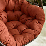 Brown Rattan & Orange Garden Hanging Egg Chair Seat  - EGG-OUT-HNG-CHR-TER-4.jpg