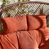 Brown Rattan & Orange Garden Double Egg Chair Seat - EGG-OUT-DBL-NAT-TER-4.jpg