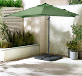 Cantilever Green Square Garden Parasol Only (No Base) - CANT-OUT-SQU-PARA-GRN_1.jpg