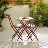 Cabo Berry Red Metal 2 Seat Garden Bistro Set - CAB-OUT-DIN-SET-2-BRY_3.jpg