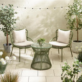 Zuma Green Metal & Rattan 2 Seat Garden Bistro Table Set - ZUMA-OUT-CHR-SET-GRN_2.jpg
