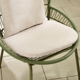 Zuma Green Metal & Rattan 2 Seat Garden Bistro Set - ZUMA-OUT-CHR-SET-GRN_5.jpg