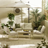 Syros Cream Metal & Fabric 4 Seat Garden Sofa Set - SYRO-OUT-SOF-SET-CRM-4_2.jpg
