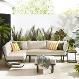 Capri Green Metal & Cream Garden Corner Sofa Set - CAPR-OUT-SOF-SET-GRN-6_3.jpg