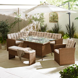 Marbella Beige Rattan 9 Seat Sofa Garden Dining Set with Firepit Table - MARB-OUT-FIR-TBL-NAT-PARASOL.jpg