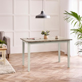 Salcombe Extending Light Grey Wooden Table with 4 Whitby Chairs & 1 Large Bench - Salcombe-Whitewash-Light-Grey-Rectangle-Extending-Dining-Table-2.jpg